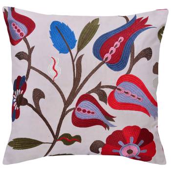 Set Of 3 Machine Embroidered Cushion Cover 2