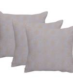 Set Of 3 Machine Embroidered Cushion Cover