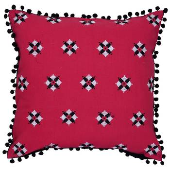 Set Of 3 Machine Embroidered Cushion Cover 2