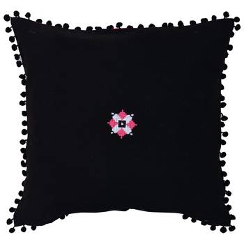 Set Of 3 Machine Embroidered Cushion Cover 3