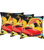 Set Of 3 Digital Printed Cotton Cushion Cover