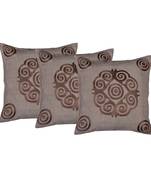 Set Of 3 Contemporary Style Cushion Cover