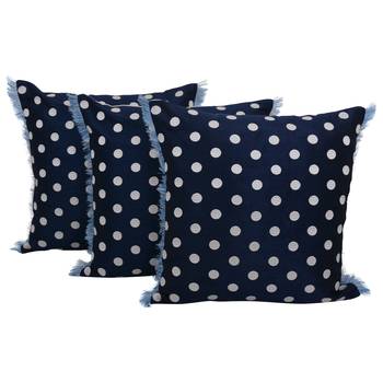 Set Of 3 Machine Embroidered Cushion Cover 1