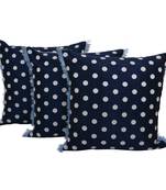 Set Of 3 Machine Embroidered Cushion Cover