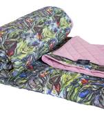 Printed Blanket Single Bed Jaipur Rajai Cotton Quilt