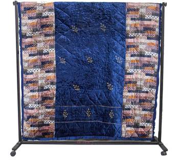 Velvet Blanket Blue Jaipur Razai Quilts By Reme 2