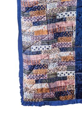 Velvet Blanket Blue Jaipur Razai Quilts By Reme 3