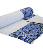 Machine Embroidered Cotton Quilt Single Bed Blanket By Reme