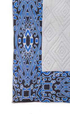 Machine Embroidered Cotton Quilt Single Bed Blanket By Reme 3