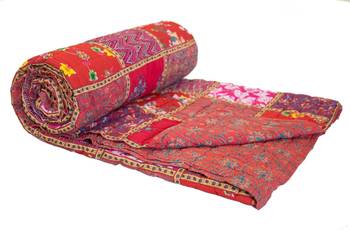 Patch Work Cotton Quilt Blanket Summer (150 Gsm) 1