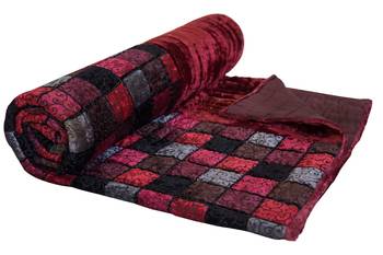 Reme Velvet Patch Work Quilt For Double Bed 1
