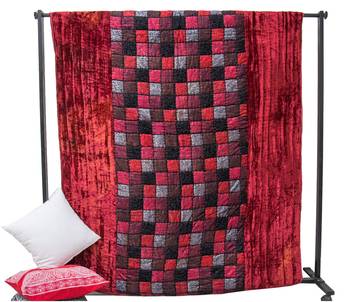 Reme Velvet Patch Work Quilt For Double Bed 4