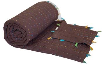 Jaipuri Quilt Cotton Blanket By Reme 1