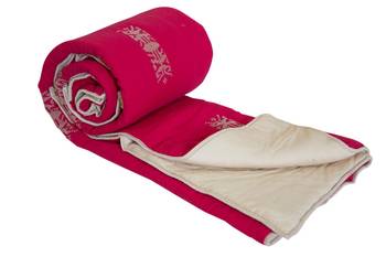 Machine Embroidered Cotton Quilt For Double Bed 1