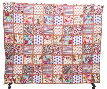 Patch Work Cotton Quilt Blanket For Summer 2