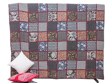 Patch Work Cotton Single Bed Quilt Blanket For Summer (150 Gsm) 4