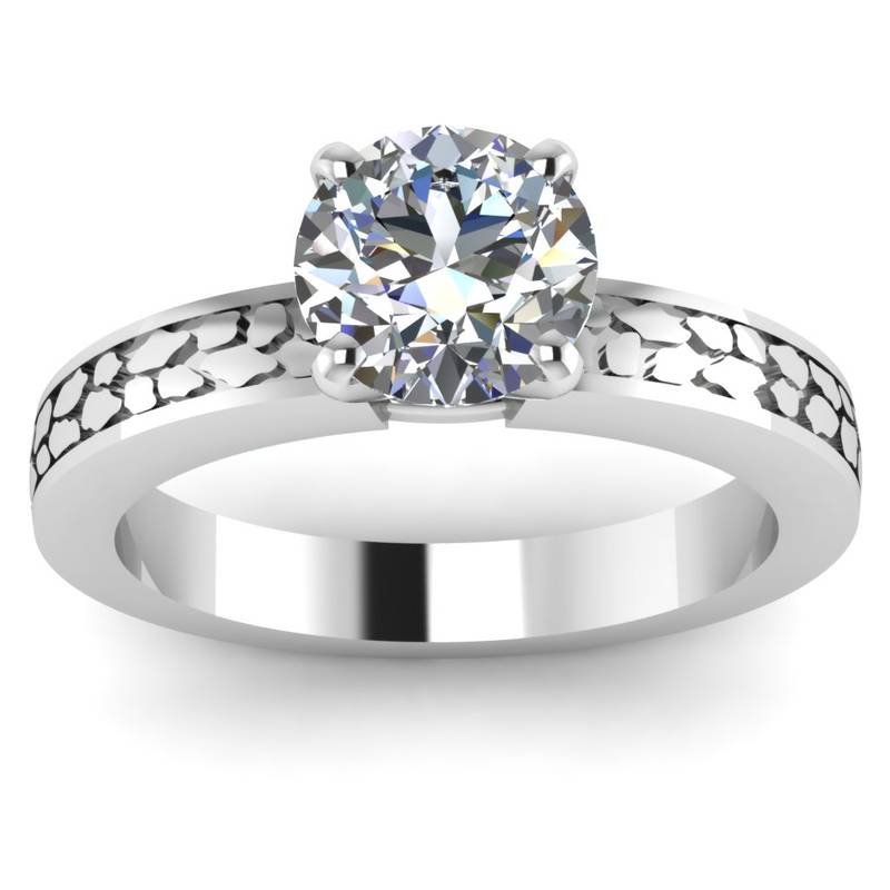 Elite Handmade Sterling Solid Silver White Crystal Studded Designed Silver Ring