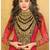 Sushmita Sen Attractive Maroon Georgette Salwar Suit Adorned by Embroidery Work