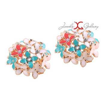 Multicolor cubic zirconia earrings 3