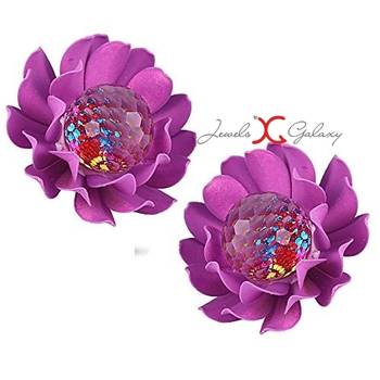 Multicolor cubic zirconia earrings 4