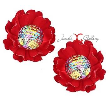 Multicolor cubic zirconia earrings 2