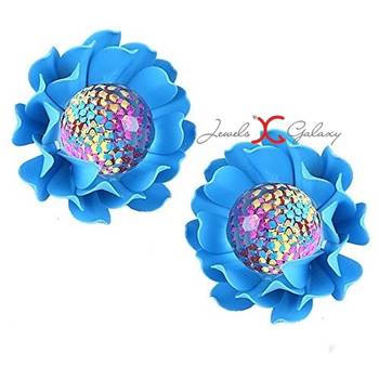 Multicolor cubic zirconia earrings 3