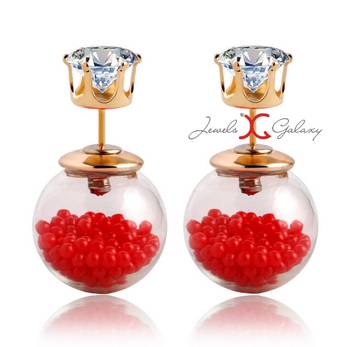 Multicolor cubic zirconia earrings 4