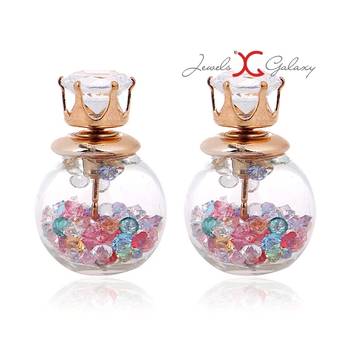 Multicolor cubic zirconia earrings 5