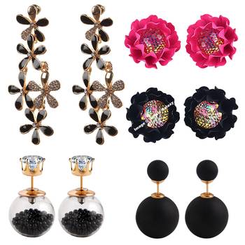 Multicolor cubic zirconia earrings 1