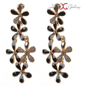 Multicolor cubic zirconia earrings 2
