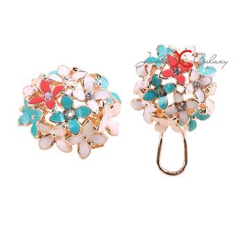 Multicolor cubic zirconia earrings 5