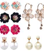 Multicolor cubic zirconia earrings