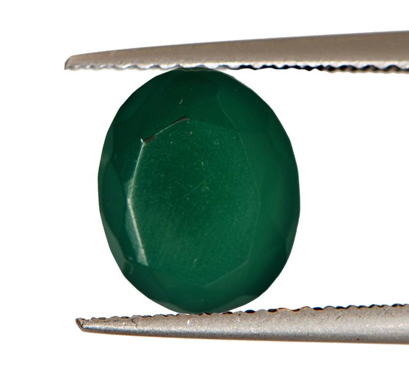 5.76ct Green Onyx Precious loosegemstones Alpenglo 1759086