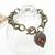 Rhinestone Heart Bracelet