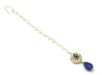 Blue Stone Maang Tikka 1