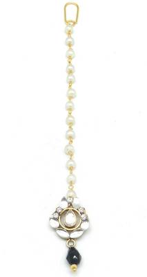 White Stone Maang Tikka 1