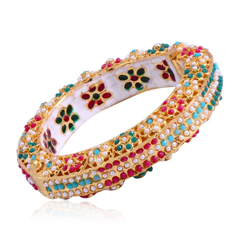 Multicolor pearl banglesandbracelets Hyderabad Jewels And Pearls