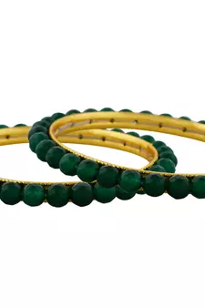 Green onyx bangles-and-bracelets