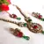 Multi Drop Kundan Necklace Set