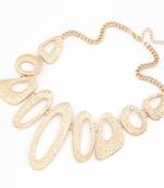 Hollow Gold Chocker Necklace