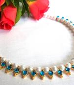 Sky Blue Pearl Necklace