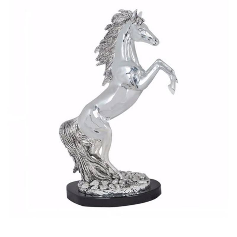 Shaze Silver Rampant Horse