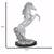 Shaze Silver Rampant Horse