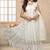 White designer hot long anarkali suit by fabfiza