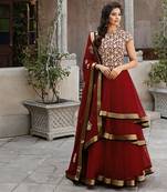 Red Anarkali Suit