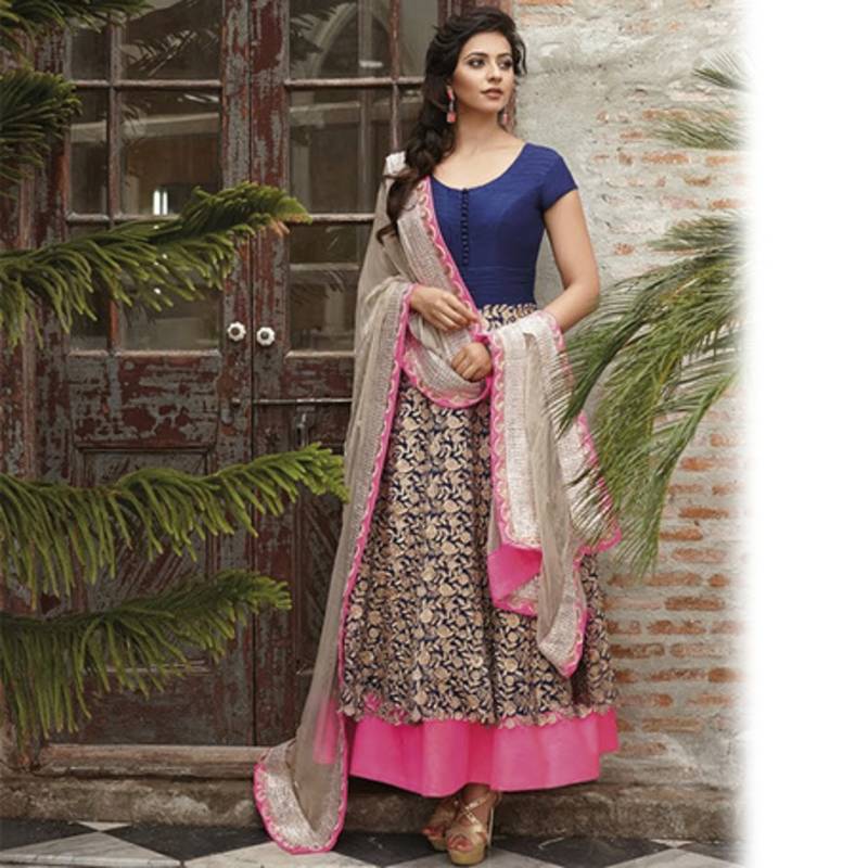 Blue Anarkali Suit