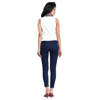 White printed rayon short-kurtis 2