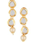 Kundan And Pearl Danglers
