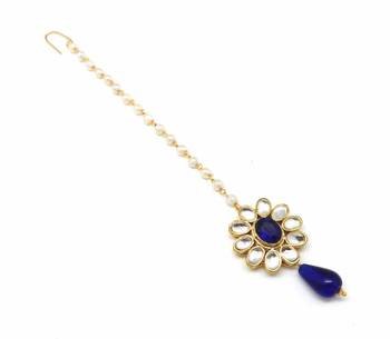 Blue Stone Maang Tikka 1