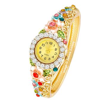 Multicolor cubic zirconia bangles-and-bracelets 1